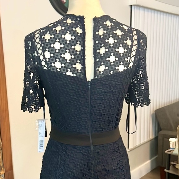 NWT,Antonio Melani Marta Lace Dress in Misty Garden, Exquisite, Cocktail, Size 0 - Picture 4 of 12